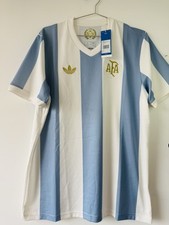 BRAND NEW ARGENTINA HOME SHIRT 2025 ADIDAS [L] ANNIVERSARY AFA MESSI DE PAUL