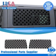 2-Door Rear Window Glass Stickers Decal Trim Fit Ford Bronco 2021- 2024