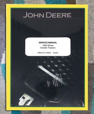 John Deere 1010 Crawler Tractor Technical Service Repair Manual Book - SM2034