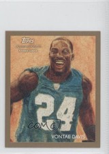 2009 Topps National Chicle Mini Vontae Davis #C4 0d2