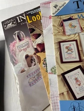 Counted Cross-Stitch Project Designs Books/Leaflets (CHOOSE from Drop-Down Menu)