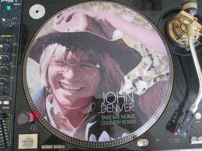 John Denver - Take Me Home, Country Roads Ultra Rare 12'' Single Picture Disc LP