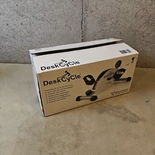 DESKCYCLE UNDER DESK BIKE PEDAL EXERCISE PEDAL CARDIO WHITE