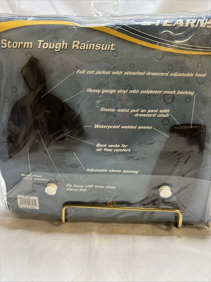 Stearns Storm Tough Rainsuit Dual-Sized M/L NEW Waterproof Ventilated Windproof￼ - Image 4 of 4