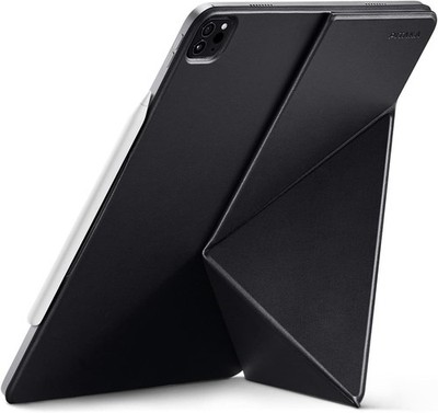PITAKA Hülle für 11 iPad Pro 2024 Magnet iPad Ständer Slim Folio Cover Schwarz