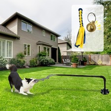 Tether Tug Outdoor Dog Toy, Interactive Exercise Game in Yard, Tether Tug wit...