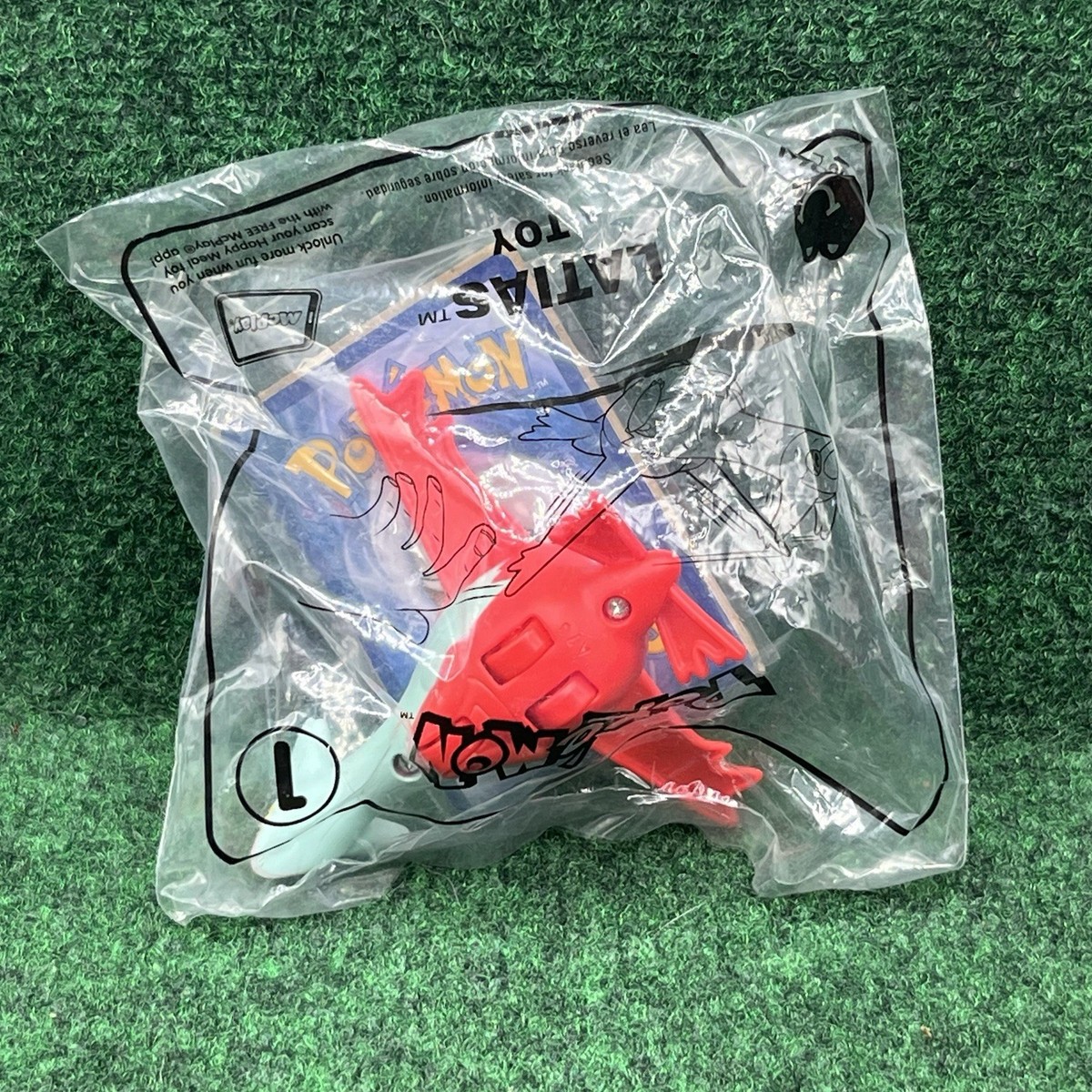 McDonalds POKEMON 2018 LATIAS Happy Meal Toy with Pokemon Card NEW