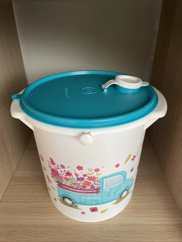 Tupperware Eimer Dose Bunt 5 L Tragegriff Auto Neu  - Bild 2 von 4