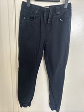 BOYS LEVIS JOGGERS SWEAT PANTS JEANS XL black Drawstring WAIST