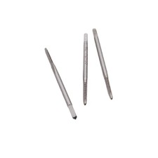 3pcs M2x0.4 Metric Tap Right Hand Straight Flute High Speed Steel M2 x 0.4 HSS