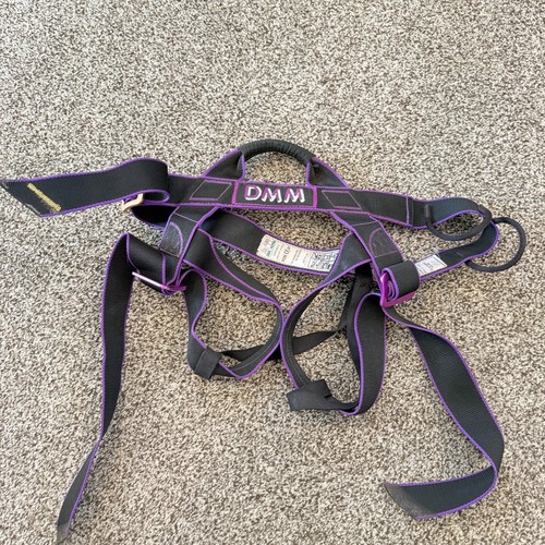 VTG 90's Adult DMM Alpine Mountain Rock Climbing Harness Type C Size 26"-38"