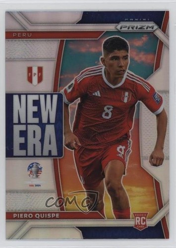 2024 Panini Prizm CONMEBOL Copa America New Era Silver Prizm Piero Quispe #14