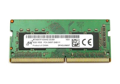 MICRON 8GB DDR4 PC4-2400T 260PIN SO-DIMM MEMORY MTA8ATF1G64HZ-2G3B1 - GREEN