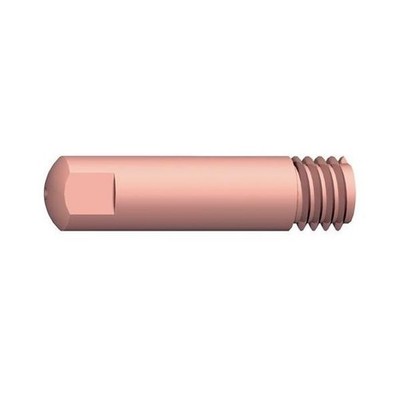 10 Stk. A.binzel Stromdüse Draht-Ø 1mm M 6 L.25mm E-Cu
