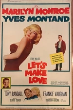 Marilyn Monroe “Let’s Make Love” original HUGE 40" x 60" 1960 movie poster