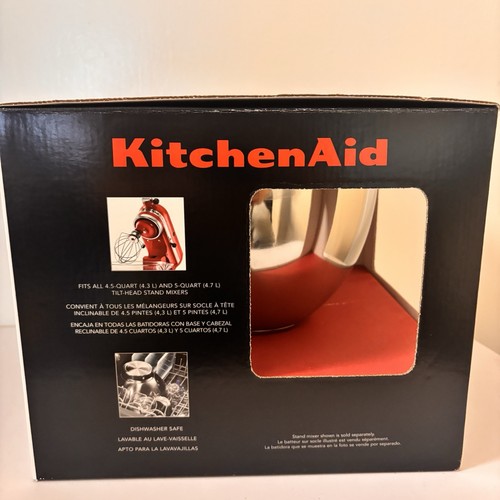 KitchenAid KSM150 Acero Inoxidable 5 QT Repuesto Mezclador Tazón Solo OEM-COMO NUEVO - Imagen 4 de 6