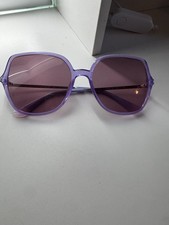 Victoria Secret Discontinued Purple Sunglasses With Case