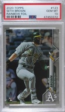 2020 Topps Rainbow Foil Seth Brown #123 PSA 10 GEM MT 3b3