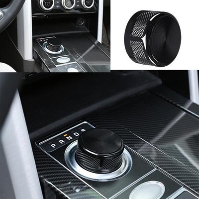 For 18-2020 Range Rover Velar Gear Shift Knob Ring Black Alloy Center Console $