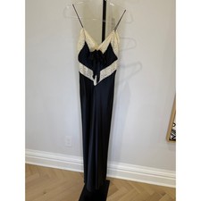 LoveShackFancy - Serita Silk Maxi Dress - Black	Medium