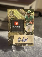 2022 RC Panini Spectra Breece Hall 1/1 Gold Vinyl Rookie Patch Auto “NFL Players