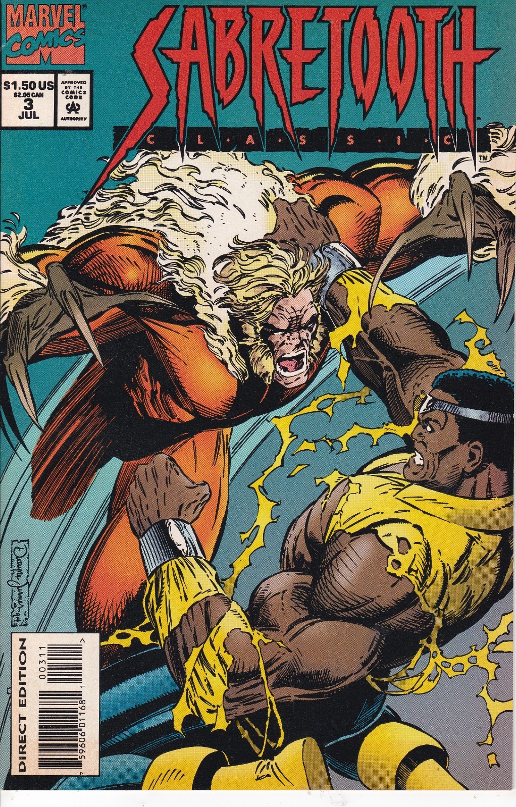 SABRETOOTH CLASSIC #3 - Back Issue