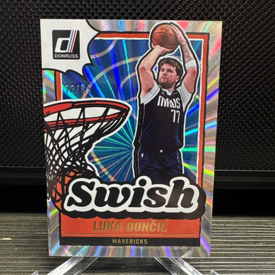 #ad 2024 25 Panini Donruss Luka Doncic Swish Holo Laser 12 99 Dallas Mavericks 🔥 $17.99