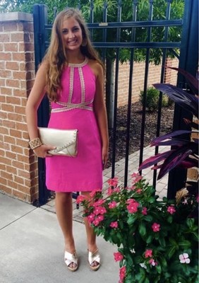 Lilly Pulitzer NWT Layne Stretch Shift Dress Mandevilla $198 Pink Size 8,14