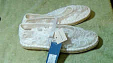 Women's Celia Floral Lace Mary Jane Espadrille Flat Memory Foam Insole 6 - 11