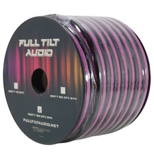 Full Tilt Audio 12 Gauge Tinned OFC Speaker Wire Pink Lot Cut By The Foot