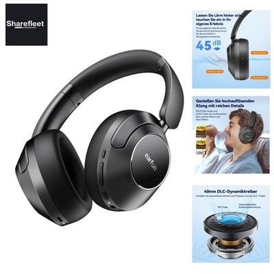 Wave Pro Over-Ear Kopfhörer Kabellos Bluetooth, Hybrid Aktive Noise Cancellin...