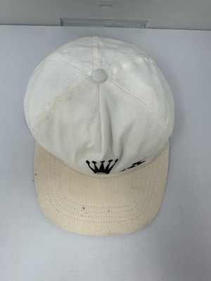 Vintage 80s 90s Rolex Promo White Script Snapback Hat Cap Made in