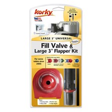 Korky 830MP QuietFill Platinum Complete Flush Valve Flapper Repair Kit