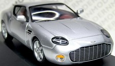 Aston Martin DB7 Zagato 1/43 Silver Diecast Model No box [Age 13+]