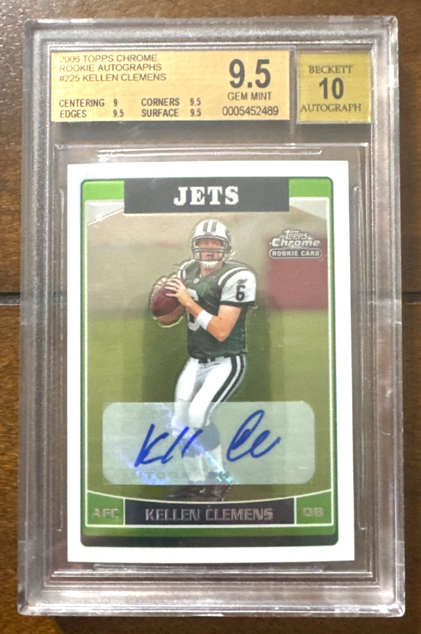 Kellen Clemens Topps Chrome #225 Autograph