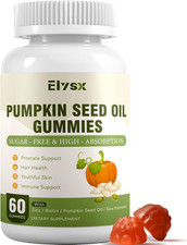 Pumpkin Seed Oil Gummies with Saw Palmetto  Biotin, 60ct