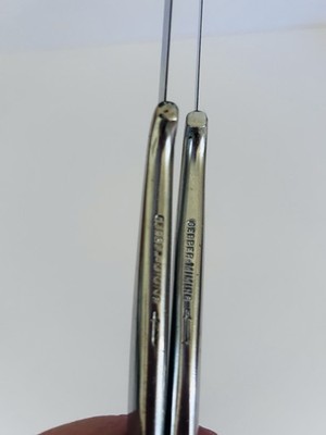 Vintage GERBER MIMING Stainless Steel Steak Knife Mid Century Set of 2