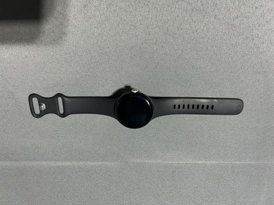 Google Pixel Watch 41mm Polished Silver Stainless Steel Case with Charcoal...