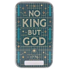 1oz Silver No King But God Colorized .999 Silver Bullion Bar #A659