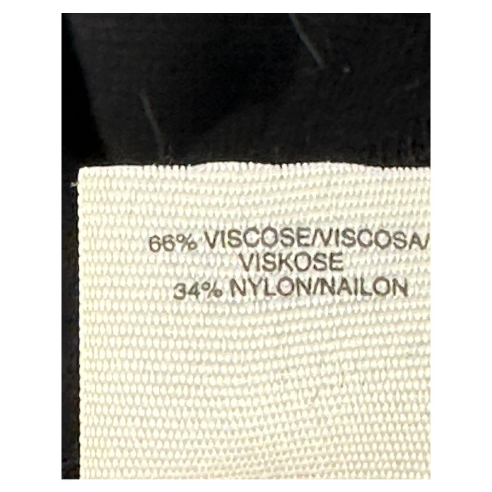 Vestido Suéter Midi Rachel Roy Negro Encaje Acento Manga Larga Invierno Fiesta Vacaciones S Foto 4 de 4