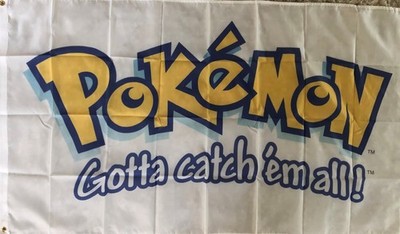 Pokemon Fahne Pikachu Go Sammelkarte Comic Schiggy Retro