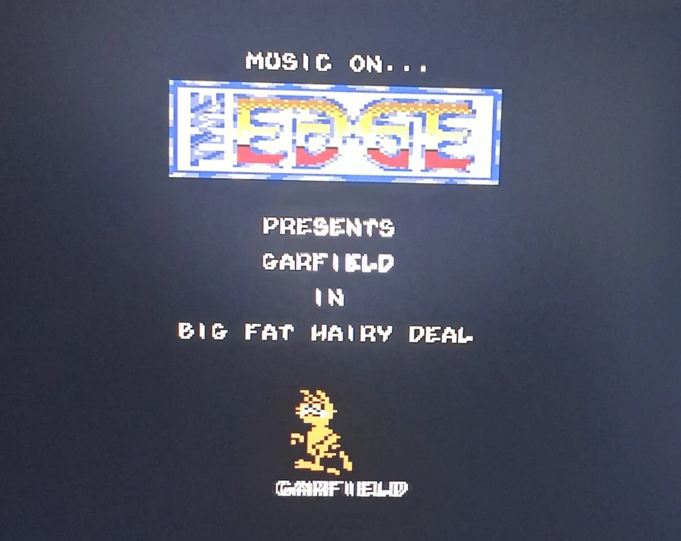GARFIELD - RARE The Edge - Commodore 64 C64 C128 - TESTED See photos - Image 3 of 4