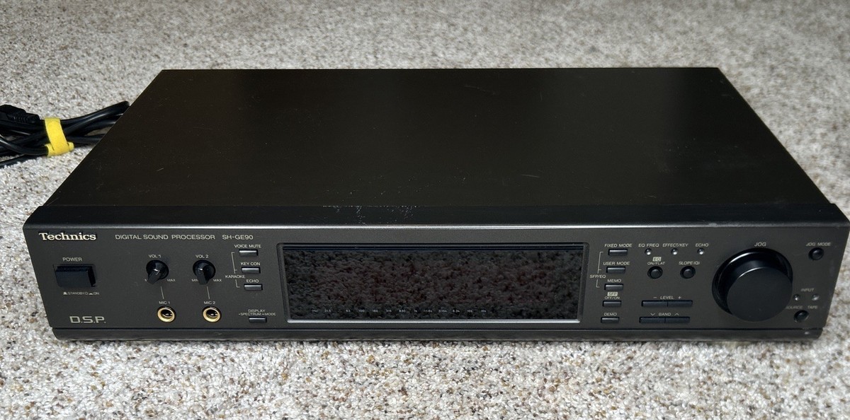 Panasonic SH-GE90 グラフィックイコライザー TECHNICS SH-GE90 Digital Sound Processor Graphic Equalizer