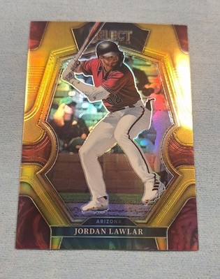 2023 Panini Select Jordan Lawler #125 Arizona Diamondbacks RC 06/10 RARE CARD
