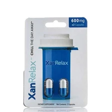 XanRelax Aid 600 mg per Capsule - 4 Capsules - 2 Pack (4caps) Pills by ADDALL XR