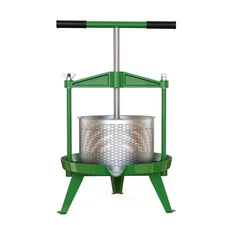 2.38 Gallon Heavy-duty Cross-beam Stainless Steel Fruit and Wine Press (Green)