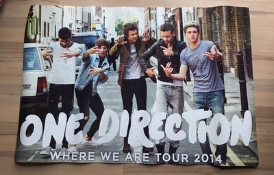 One Direction Where We Are Poster READ 2014 Rare Harry Zayn Liam Niall Louis 1D