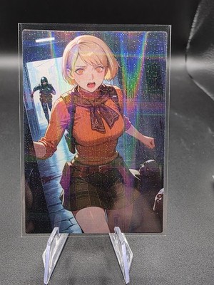 Ashley Graham Resident Evil Holographic Anime Collectible Trading Card