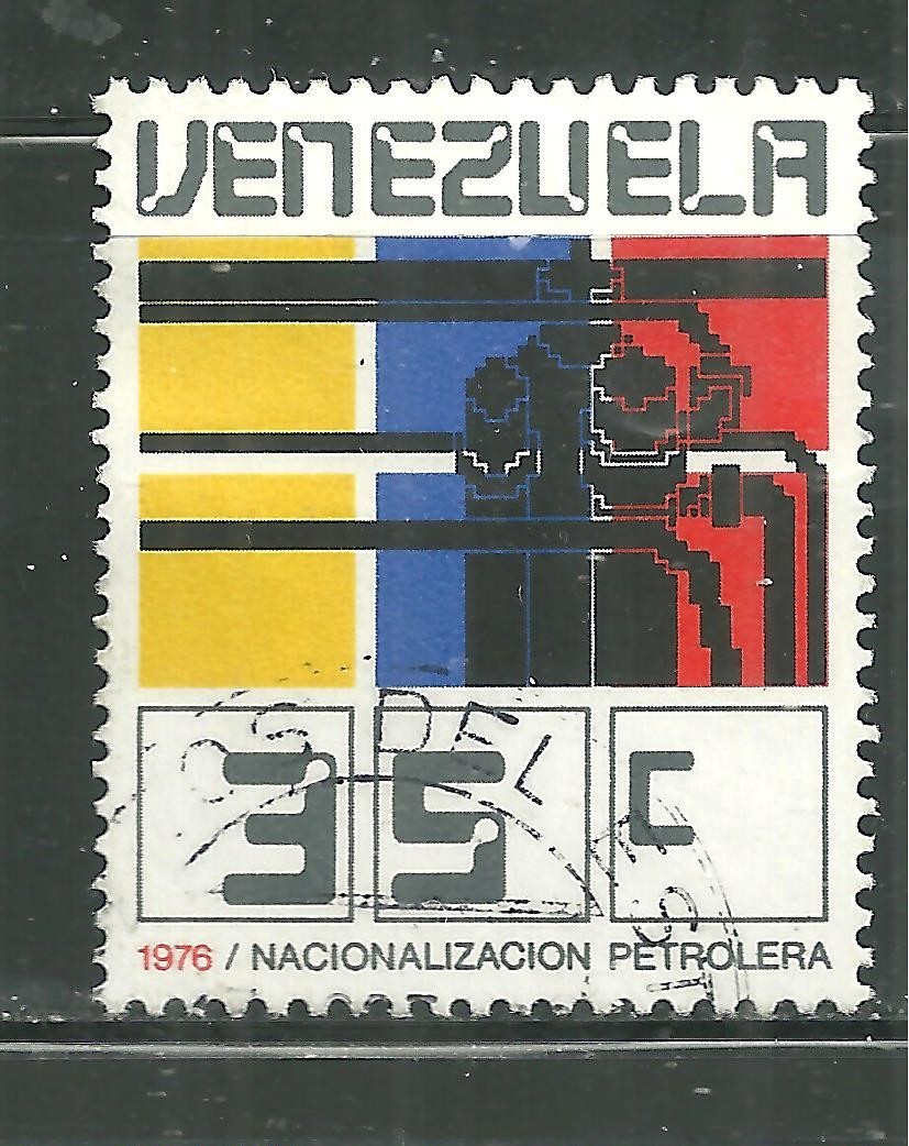 VENEZUELA 1158 USED COMPUTER DRAWING OF AVALVES