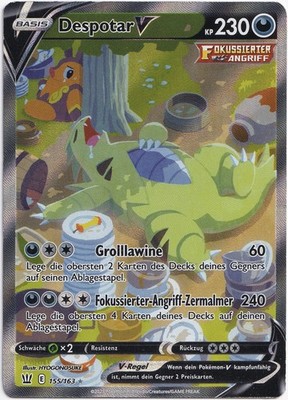 Pokémon Despotar V Alternative Art Kampfstile 155/163 GD Deutsch